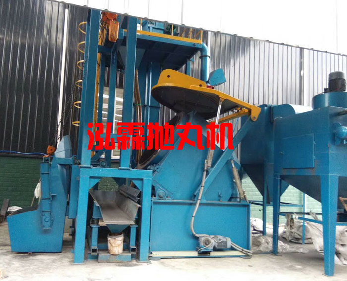 傾斜滾筒式拋丸清理機使用現(xiàn)場